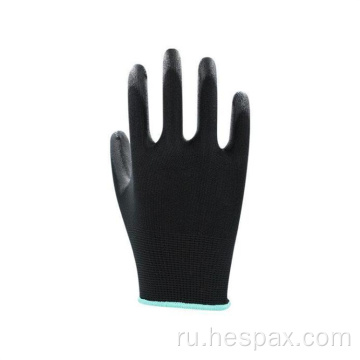 Hespax бесшовные вязаные PU Gloves Электронный сад сборки